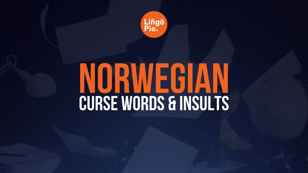 12+ Norwegian Curse Words And Insults For Total Beginners